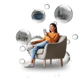 Person sitting in a chair